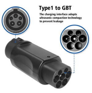 32A Type 1 to GBT Electric Vehicle Charging Adapter