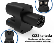 CCS2 to NACS Tesla DC Electric Vehicle Charging Adapter