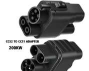 CCS2 to CCS1 Adapter Combo for Electric Vehicle Charging Connector EV Charger Converter