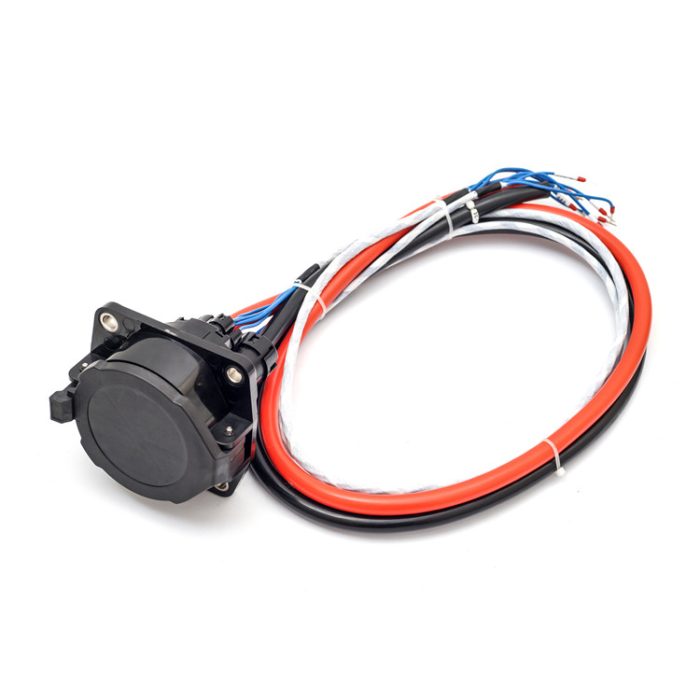 125A YAZAKI DC Quick charger Inlet (JEVS G 105 / CHAdeMO) - 3m 40mm² cap Right - unscreened cable - Image 3