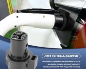 EV Charging Connector 32A J1772 Type 1 to Tesla adapter