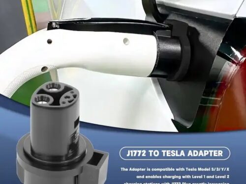 EV Charging Connector 32A J1772 Type 1 to Tesla adapter