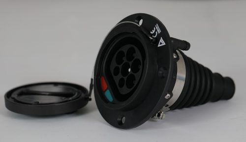Electric vehicle type 2 IEC62196-2 socket : inlet..