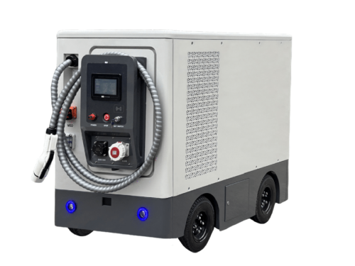 EV Charging Robot Mobile Power Bank for Electric Boat Fleets 40-100KW DC Fast Charging