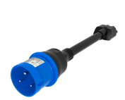 Tesla 3 Pin Blue CEE Adapter