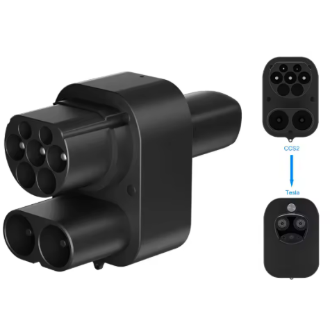 NACS Tesla to CCS2 DC Electric Vehicle Charging Adapter