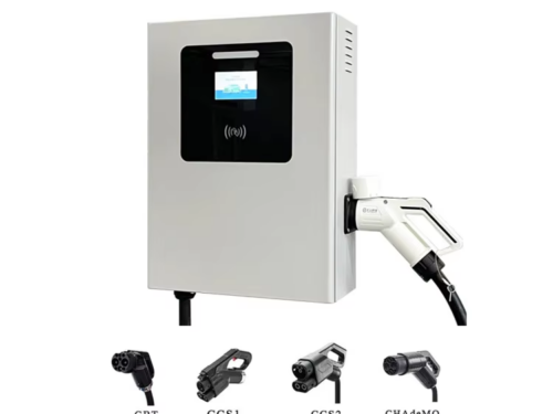 Wall-Mounted DC EV Charger 7KW/15KW/20KW/30KW/40KW | GBT/CCS1/CCS2 Standards