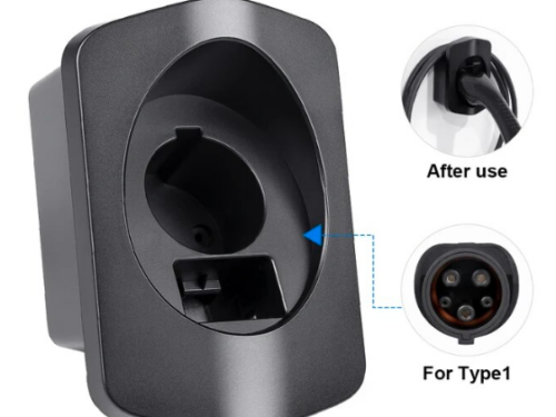 EV Cable Holder for Type 1 BLACK