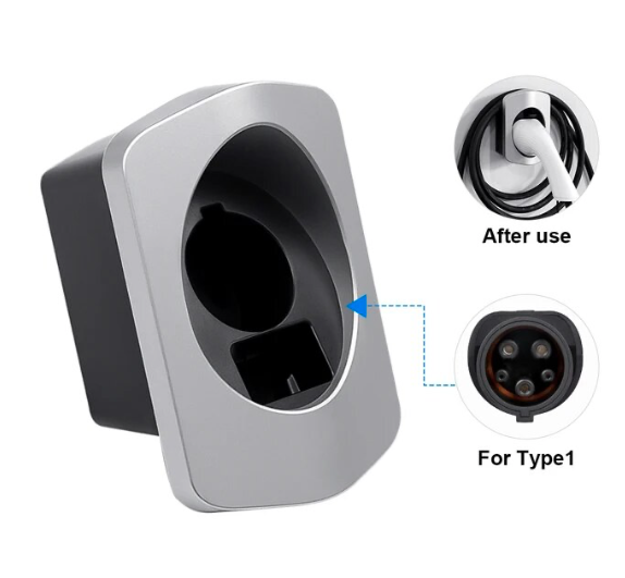 EV Type 1 Cable Holder Silver