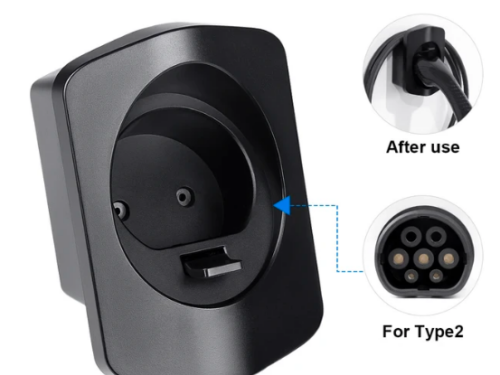 EV Type 2 Cable Holder Black