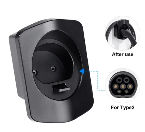 EV Type 2 Cable Holder Black