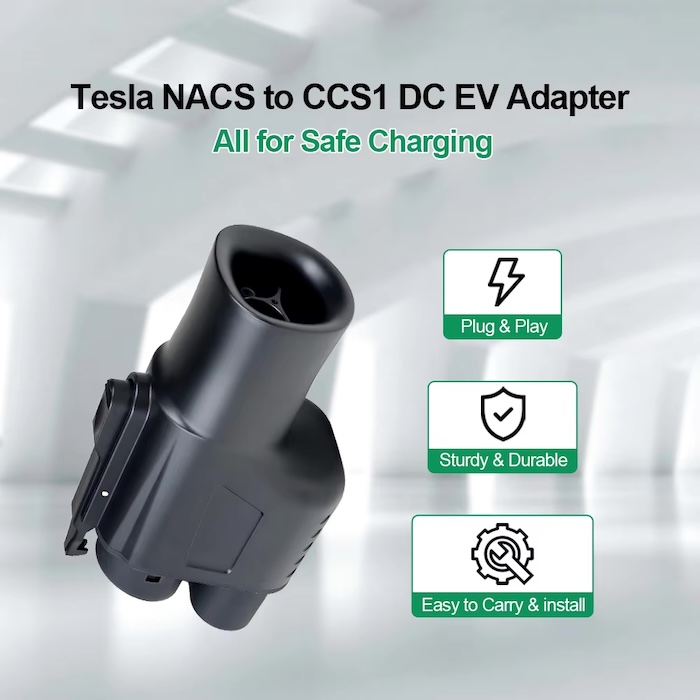 Tesla to ccs1 adapter NACS to CCS1 500A/1000V