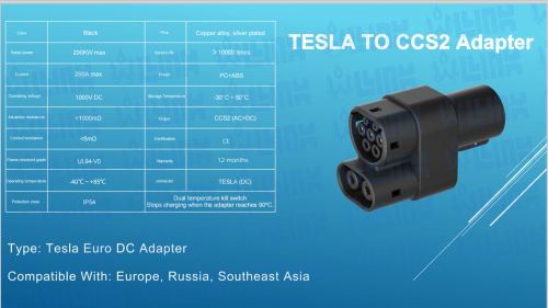 tesla t ccs2 adapter